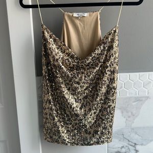 Sequined Top Size Small